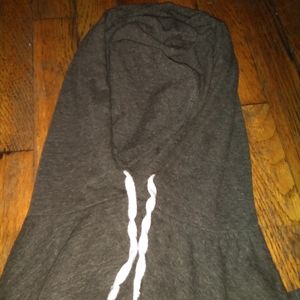 Grey hoodie sweater